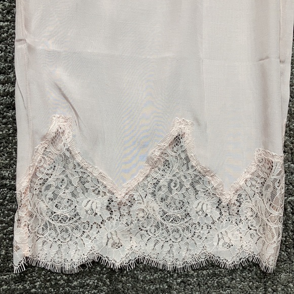 🎀VS silky lace pj sleep pants soft pink size M - Picture 3 of 10